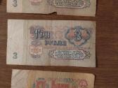 5 rubliai, 3 rubliai, 1 rublis (TSRS bankas) 1961