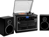 Nauji patefonai su kolonėlėmis ir bluetooth