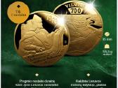 Auksinis medalis Vilniui 700 metu,5 uncijos