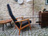 Vintažinis mid century autorinis fotelis - nuotraukos Nr. 12