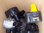 Dewalt 12v baterijos be celiu, tik dezutes