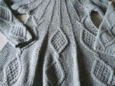 H&m Hand knitted grynos vilnos mėtinis megztinis - nuotraukos Nr. 3
