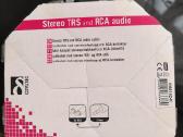 5 metrų stereo TRS and Rca audio Deltaco laidas - nuotraukos Nr. 4
