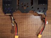 Drone fiber glass dual battery holder