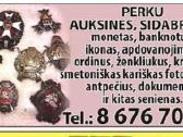Perku senas monetas ir ordinus,medalius - nuotraukos Nr. 2