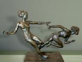 Bronzinė skulptūra "Estafetė"