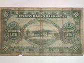 1927 metų Smetonos laikų 10 Litų - nuotraukos Nr. 2