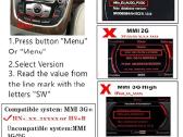 Audi A4,a5,a6,q5,q7,s5 Mmi 3g Bt įdiegimas muzikai - nuotraukos Nr. 4