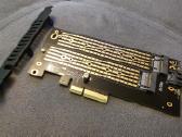 Pcie to SSD M.2 Nvme adapter ir Pcie x4 x8 x16 - nuotraukos Nr. 8