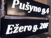 Šviečiančias LED adreso ir namo numerio lentelės