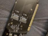Pcie to SSD M.2 Nvme adapter ir Pcie x4 x8 x16 - nuotraukos Nr. 9