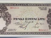 Pirkčiau 500 ir 1000 Smetoninių Litų.