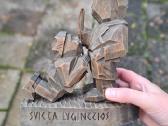 Medinė vintažinė skulptūra "Svieto lygintojas" - nuotraukos Nr. 5