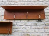 Vintažinė mid century autorinė tikmedžio kabykla - nuotraukos Nr. 11