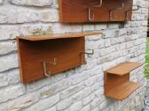 Vintažinė mid century autorinė tikmedžio kabykla - nuotraukos Nr. 21
