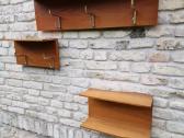 Vintažinė mid century autorinė tikmedžio kabykla - nuotraukos Nr. 32