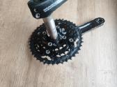 Shimano Deore priekinis žvaigždžių blokas 42-32-24 - nuotraukos Nr. 2