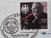 Flugblatt - " 50 Jahre Deutsche Mark " 1988 . - nuotraukos Nr. 6