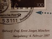 Flugblatt - " 50 Jahre Deutsche Mark " 1988 . - nuotraukos Nr. 19