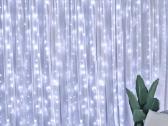 LED Usb Užuolaida - Girlianda, Šaltai Balta - nuotraukos Nr. 2