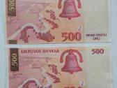 500 Litų banknotas, Aa, 2000m - nuotraukos Nr. 3