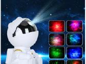 LED 3D šviesos efektų projektorius Astronautas - nuotraukos Nr. 3