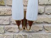 Vintažinis mid century sieninis šviestuvas-bra - nuotraukos Nr. 4
