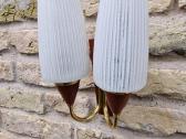 Vintažinis mid century sieninis šviestuvas-bra - nuotraukos Nr. 5