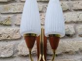 Vintažinis mid century sieninis šviestuvas-bra - nuotraukos Nr. 8