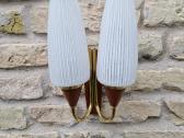 Vintažinis mid century sieninis šviestuvas-bra - nuotraukos Nr. 9