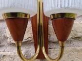 Vintažinis mid century sieninis šviestuvas-bra - nuotraukos Nr. 11