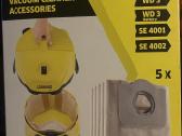 Karcher Wd3 Wd3300 Wd3.500p dulkių siurblio maišas