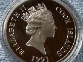 Moneta Cook isl. 1991m. 50 dollars, cu-ni - nuotraukos Nr. 2