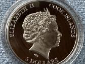 Moneta Cook isl. 2013m. 5 dollars, cu-ni - nuotraukos Nr. 2