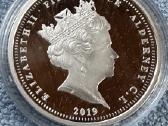 Moneta Alderney 2019m. 50 pensu, cu-ni - nuotraukos Nr. 2