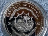 Moneta Liberia 2002m. 10 dollars, cu-ni - nuotraukos Nr. 2