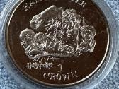 Moneta Isle of Man 2001m. 1 krona, cu-ni