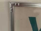 Didelis metalinis aliuminio rėmas 82.5 x 117cm - nuotraukos Nr. 3