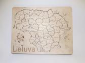 Medinė dėlionė Lietuva - nuotraukos Nr. 3