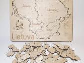 Medinė dėlionė Lietuva - nuotraukos Nr. 2