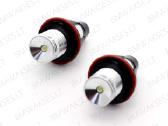 Bmw E39,e53,e60,e61,e65 LED Balti markeriai - nuotraukos Nr. 3