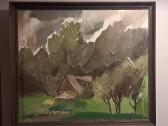Aliejinis paveikslas 88x76cm mazdaug 1986m