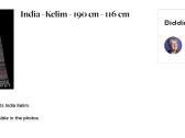 Indiskas - Kilimas - 190 cm - 116 cm - nuotraukos Nr. 4