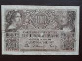 100 markių Kowno 1918m