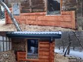 Senų namų rąstų keitimas ir pamatų atnaujinimas - nuotraukos Nr. 12