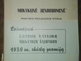 Mokyklinė Bendruomenė Šerkšnas A. 1939 m.