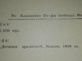 Mokyklinė Bendruomenė Šerkšnas A. 1939 m. - nuotraukos Nr. 2