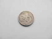 25 halerai , Čekoslovakija , 1933