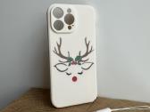 Šventinis iPhone 14 Pro Max dėkliukas su elniu