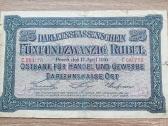 1916 metų 25 Ost rubliai Lietuva Lenkija Vokietija